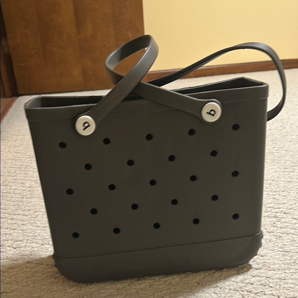Gray Tote Bag